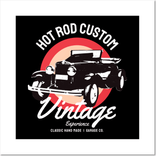 Hot Rod Vintage Classic Car Posters and Art